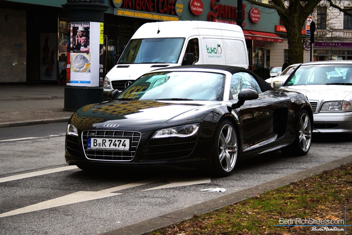 Audi R8 V10 Spyder spotted in Berlin — BerlinRichStreets